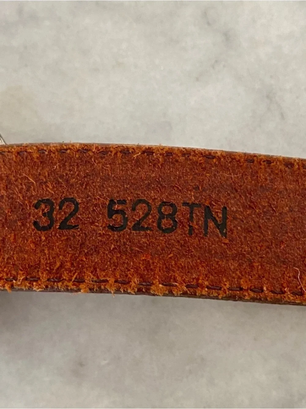 Vintage Justin Heavy Concho Cowboy Belt STAMPED RARE FIND